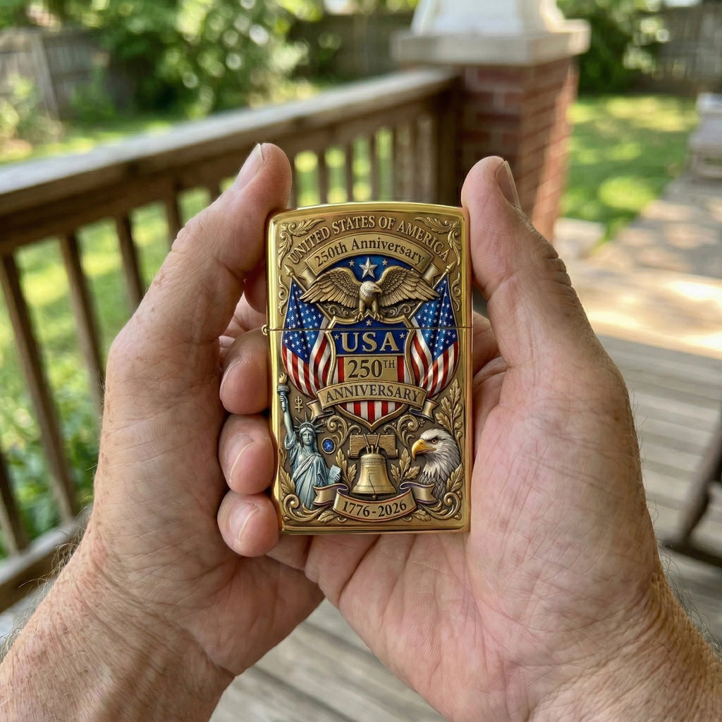 USA 250th Anniversary Commemorative Lighter (1776–2026)🎁