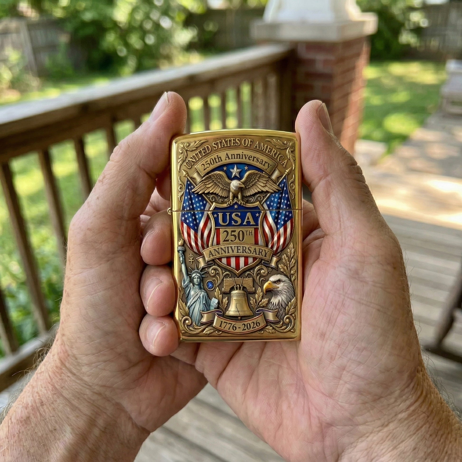 USA 250th Anniversary Commemorative Lighter (1776–2026)🎁