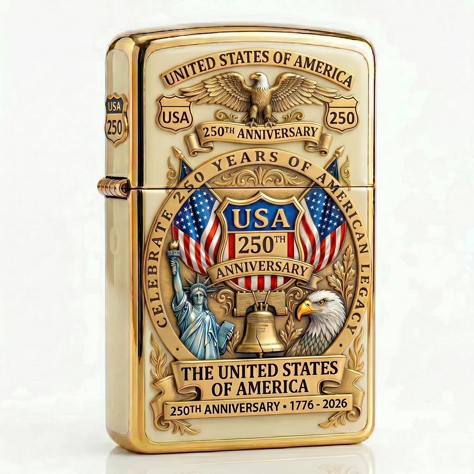 USA 250th Anniversary Commemorative Lighter (1776–2026)🎁