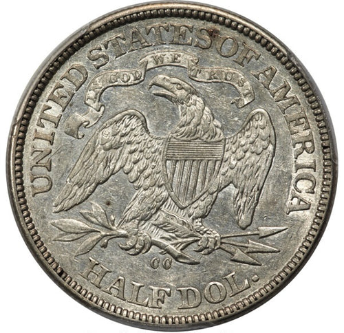 1870-CC Liberty Seated Half Dollar