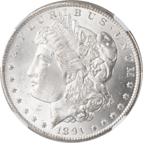 1891-CC Morgan Dollar