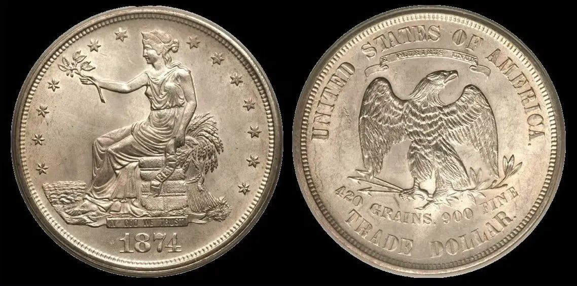 1873-1878-S US Trade Dollars