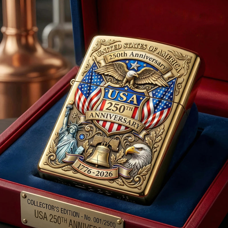 USA 250th Anniversary Commemorative Lighter (1776–2026)🎁