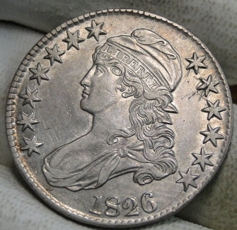 [Complete Set]1807-1836 50c Liberty Capped Bust Lettered Edge Silver Half Dollar, 20 pieces