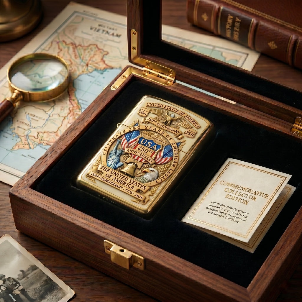 USA 250th Anniversary Commemorative Lighter (1776–2026)🎁