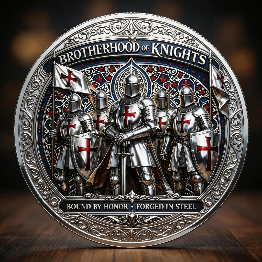 Brotherhood of Knights Commemorative Coin ⚔️