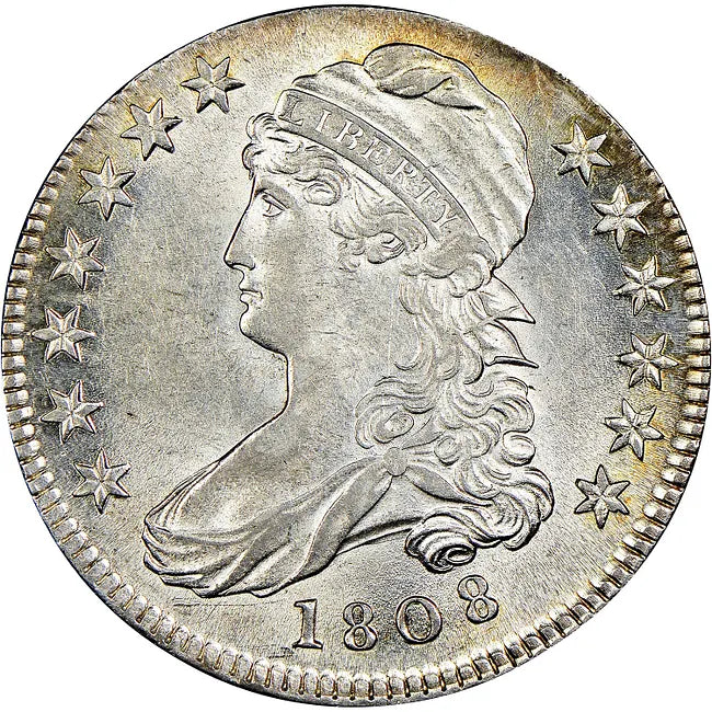 [Complete Set]1807-1836 50c Liberty Capped Bust Lettered Edge Silver Half Dollar, 20 pieces