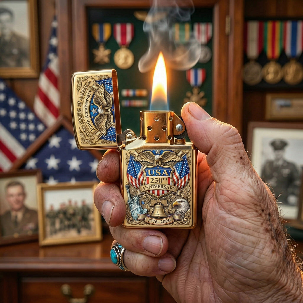 USA 250th Anniversary Commemorative Lighter (1776–2026)🎁