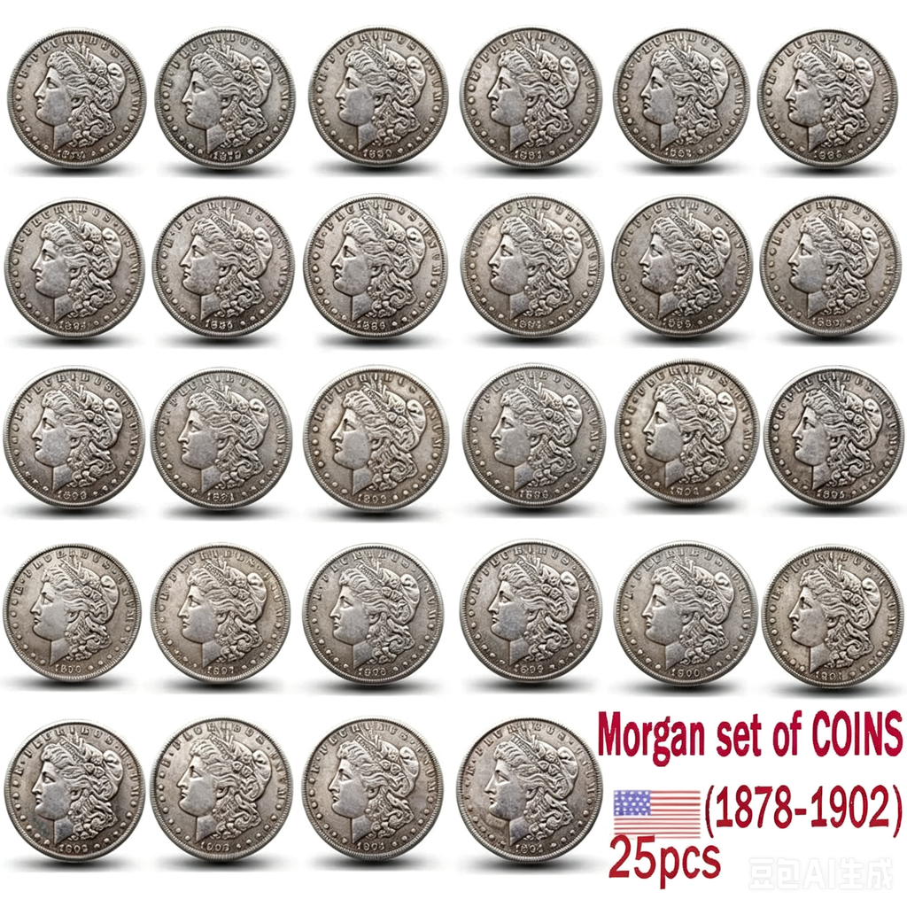 1878-1921 Morgan Silver Dollar 28PC